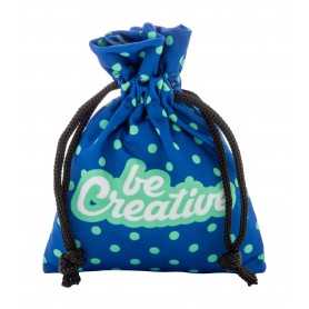 Sacca natalizia personalizzabile, piccola Nero