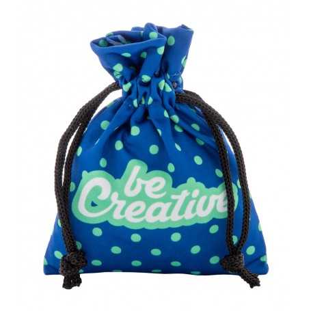 Sacca natalizia personalizzabile, piccola Nero