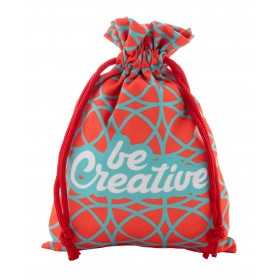 Sacca natalizia personalizzabile, media Rosso