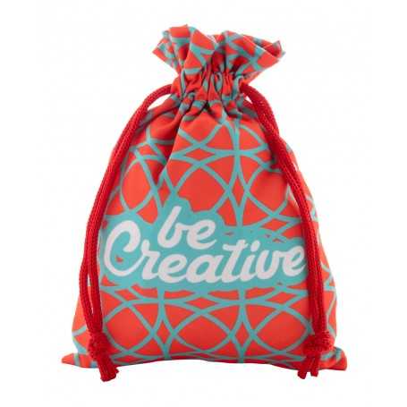 Sacca natalizia personalizzabile, media Rosso