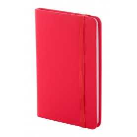 Quaderno in PU riciclata (RPU) Rosso