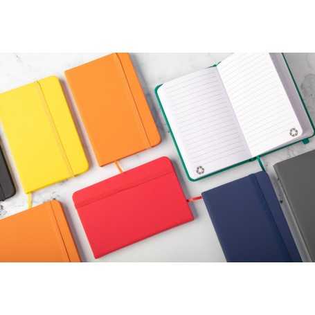 Quaderno in PU riciclata (RPU) Blu scuro