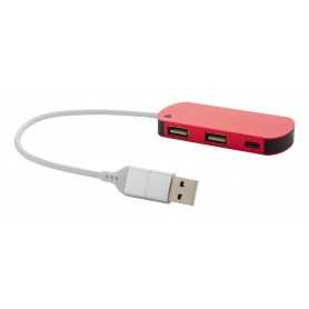 USB hub Rosso