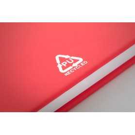 Quaderno in PU riciclata (RPU) Rosso