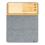 Tappetino mouse con caricatore wireless Grigio scuro