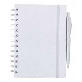 Quaderno in ABS riciclato (RABS) Bianco