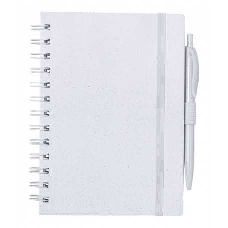 Quaderno in ABS riciclato (RABS) Bianco