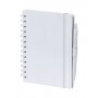Quaderno in ABS riciclato (RABS) Bianco
