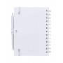 Quaderno in ABS riciclato (RABS) Bianco