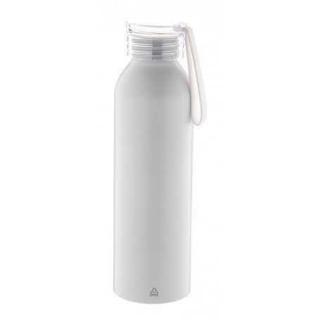 Borraccia in alluminio riciclato Bianco