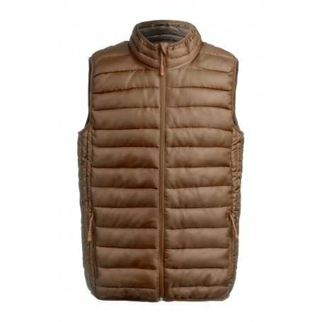 Gilet trapuntato Marrone S