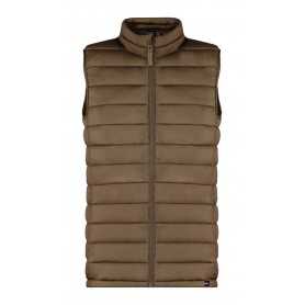 Gilet imbottito in RPET Marrone
