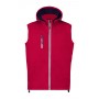 Gilet termico in softshell Rosso XXL