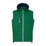 Gilet termico in softshell Verde L