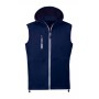 Gilet termico in softshell Blu scuro L
