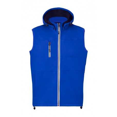 Gilet termico in softshell Blu L