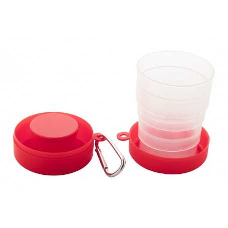 Bicchiere pieghevole Rosso