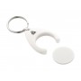 Portachiavi in RABS con gettone carrello Bianco