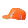 Cappellino da baseball riflettente Arancione