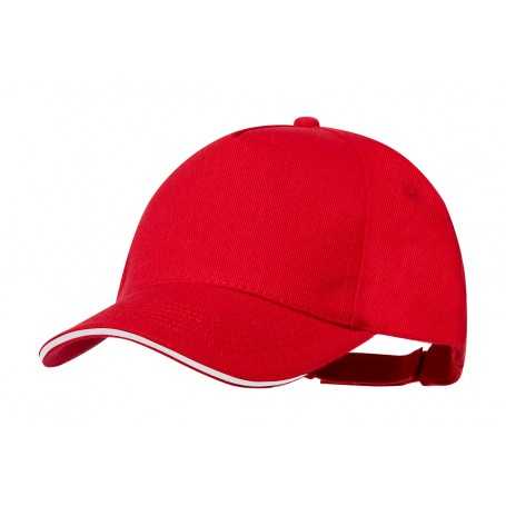 Cappellino baseball in RPET Rosso