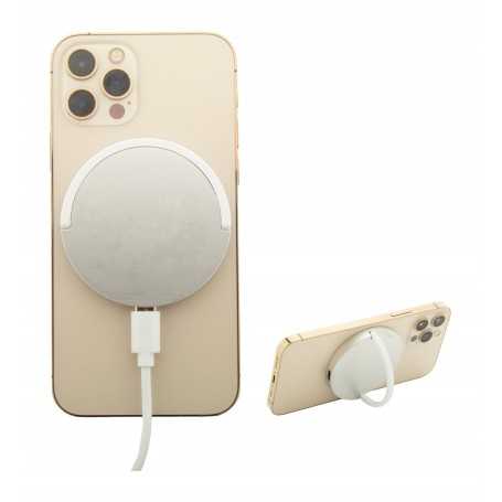 Caricabatterie magnetico wireless Argento