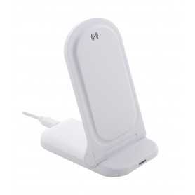 Supporto per cellulare in RABS con caricatore wireless Bianco