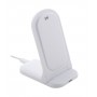Supporto per cellulare in RABS con caricatore wireless Bianco