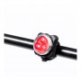 Set di luci ricaricabili per bicicletta Nero