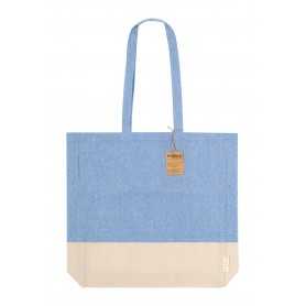 Borsa per la spesa in cotone Blu