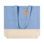 Borsa per la spesa in cotone Blu