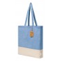 Borsa per la spesa in cotone Blu