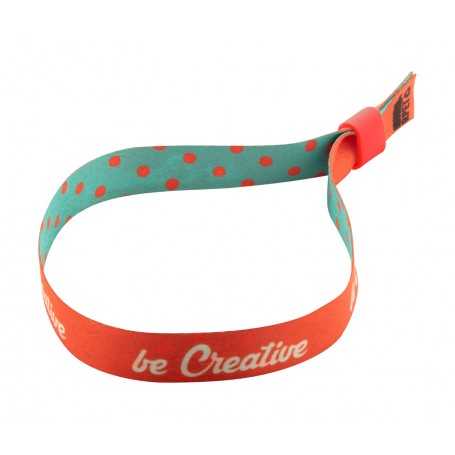 Braccialetto festival personalizzabile Rosso