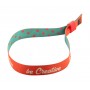 Braccialetto festival personalizzabile Rosso