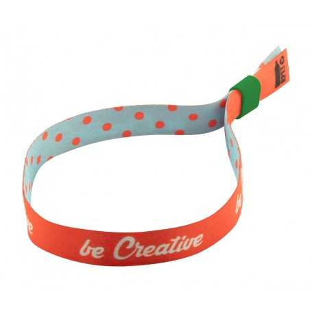 Braccialetto festival personalizzabile Verde