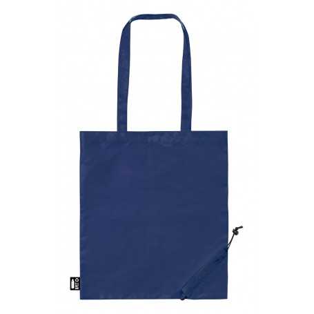Borsa per la spesa in RPET ripiegabile Blu scuro