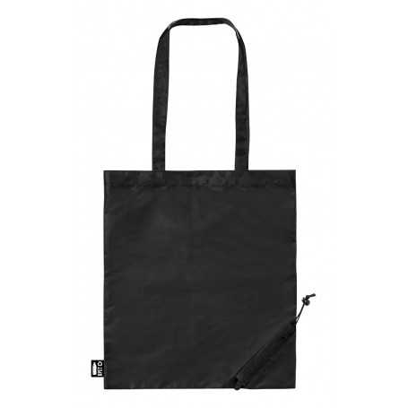 Borsa per la spesa in RPET ripiegabile Nero