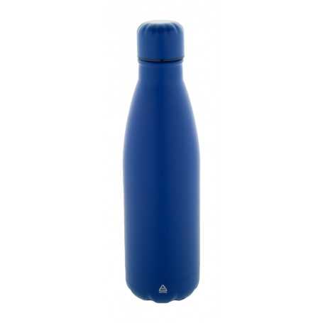 Borraccia in acciaio riciclato Blu