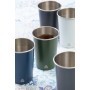 Tazza bicchiere in acciaio Bianco