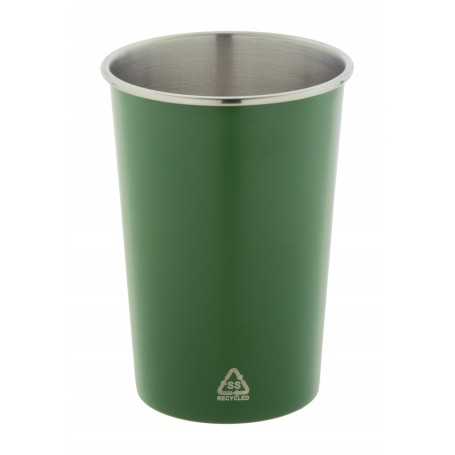 Tazza bicchiere in acciaio Verde