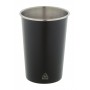 Tazza bicchiere in acciaio Nero