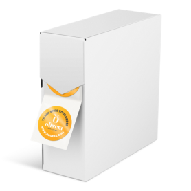 Sticker 50x50 mm quadrati in bobina