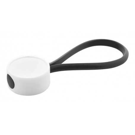 Portachiavi personalizzabile - elastico Nero