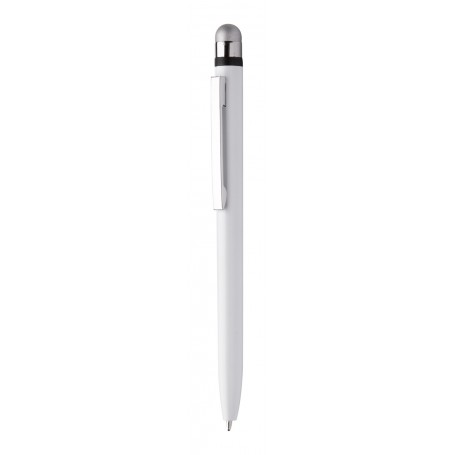 Penna a sfera capacitiva antibatterica Bianco