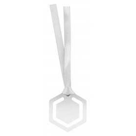 Segnalibro, esagono Argento