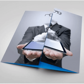 Pieghevole A4 piega Finestra