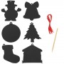 SET DECORAZIONI SCRAPY CHRISTMAS 10636||StampaFast
