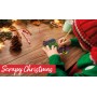 SET DECORAZIONI SCRAPY CHRISTMAS 10636||StampaFast
