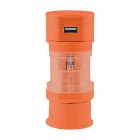 Adattatore da viaggio Arancione