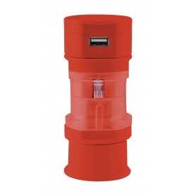 Adattatore da viaggio Rosso