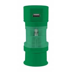 Adattatore da viaggio Verde